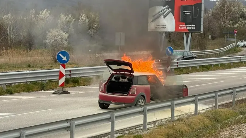 Километрично задръстване към Перник