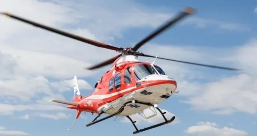 Медицинският хеликоптер излетя спешно към Благоевград за мъж в кома