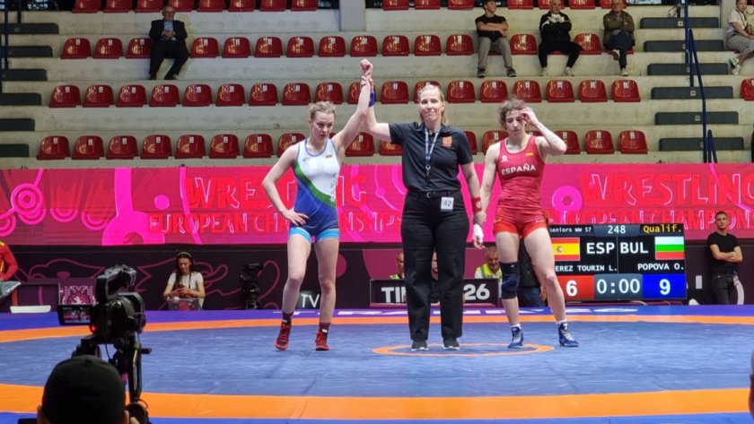 Олга Попова с обрат срещу испанка