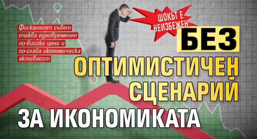 Шокът е неизбежен: Без оптимистичен сценарий за икономиката 