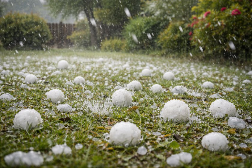Внимавайте! Има висок риск от градушки