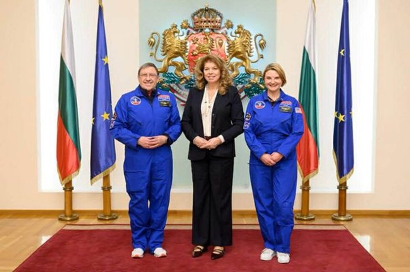 Президентът Илияна Йотова прие Максим и Венета Бехар след космическата им подготовка в САЩ