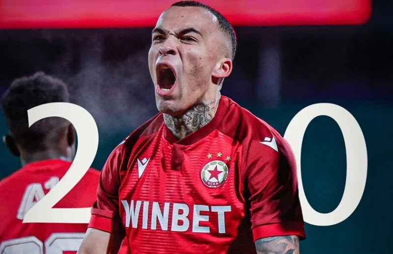 Макс Ебонг на линия за дербито