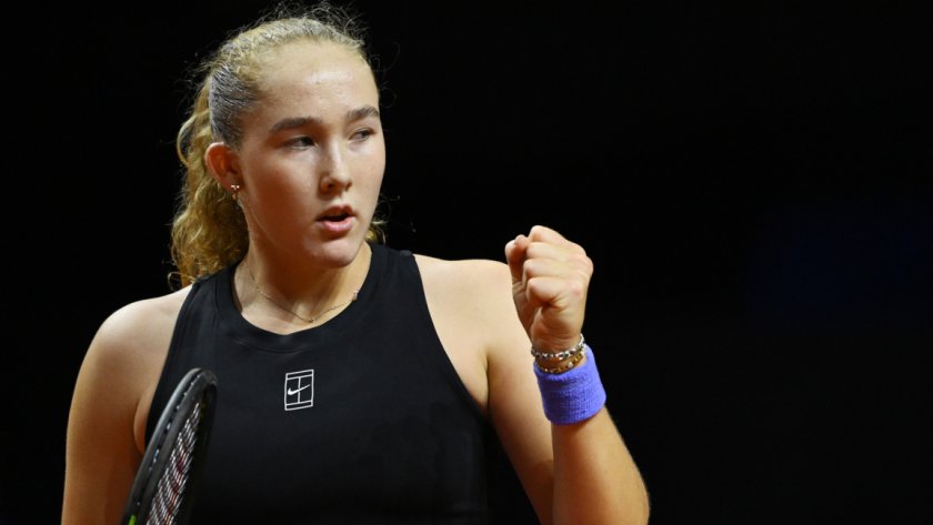 Мира Андреева на 1/4-финал в Мадрид