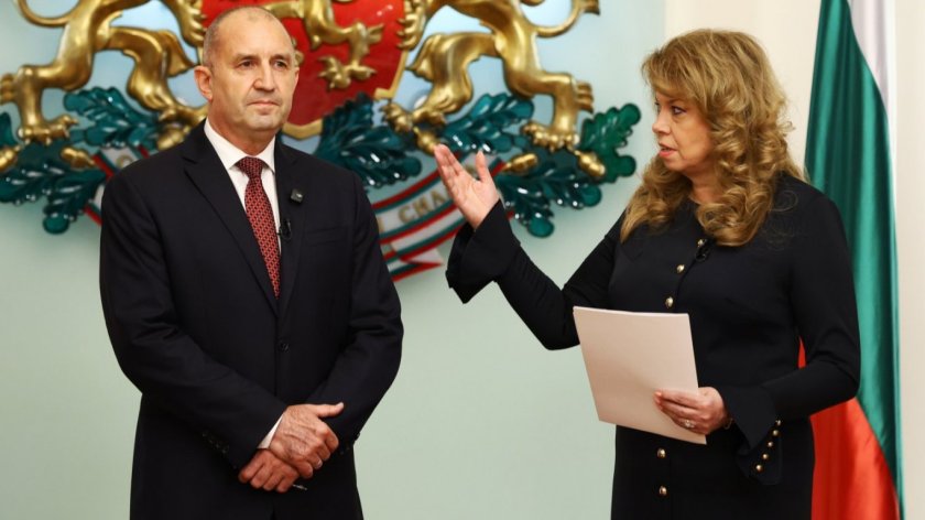 Президентът Йотова издаде три указа за проектокабинета "Радев"