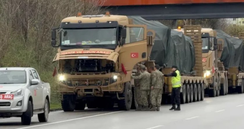 Турска войска преминава през България на път към Сърбия