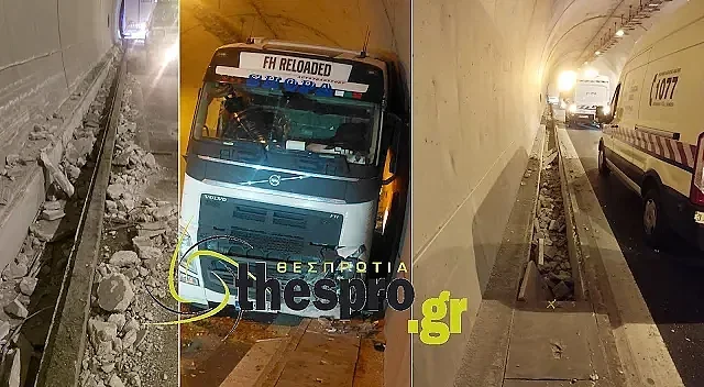 Наш шофьор на тир потроши тунел в Гърция