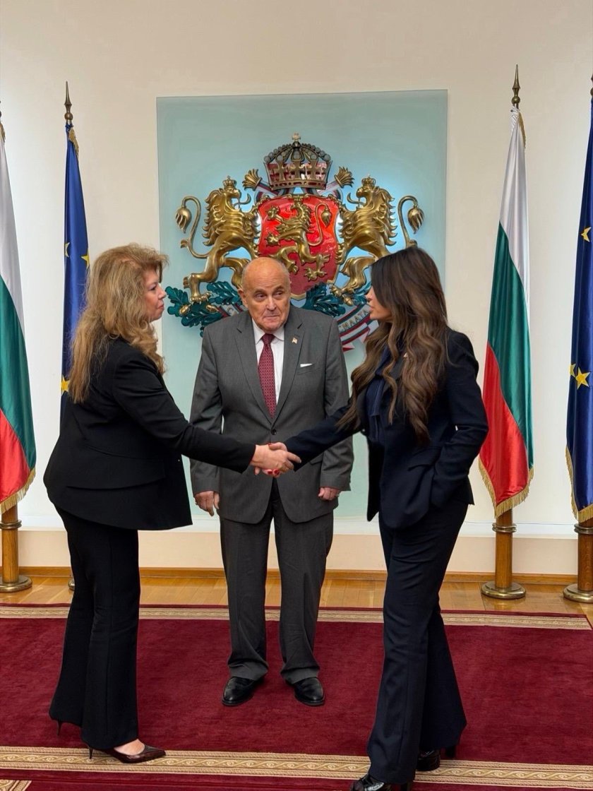 Руди Джулиани гостува на Илияна Йотова на "Дондуков" 2 