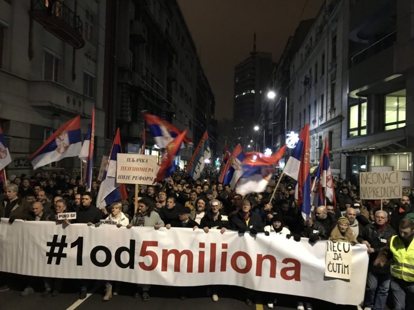 В Белград призоваха за бойкот на изборите 