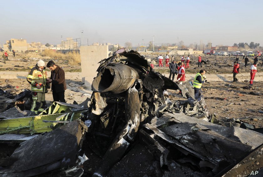 Доклад потвърди: Две ракети поразили украинския самолет край Техеран