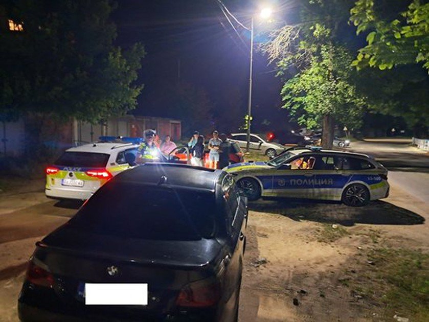 Полицията в Панагюрище спря от движение 10 коли заради гонки