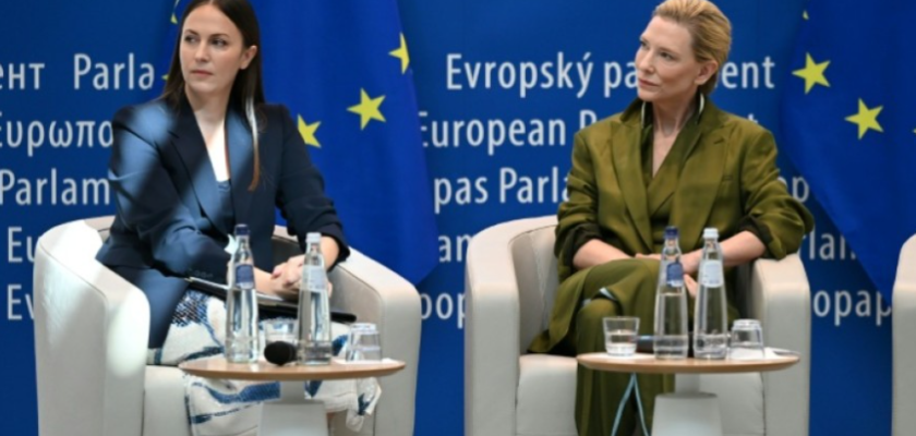Наша евродепутатка блесна до звездата Кейт Бланшет