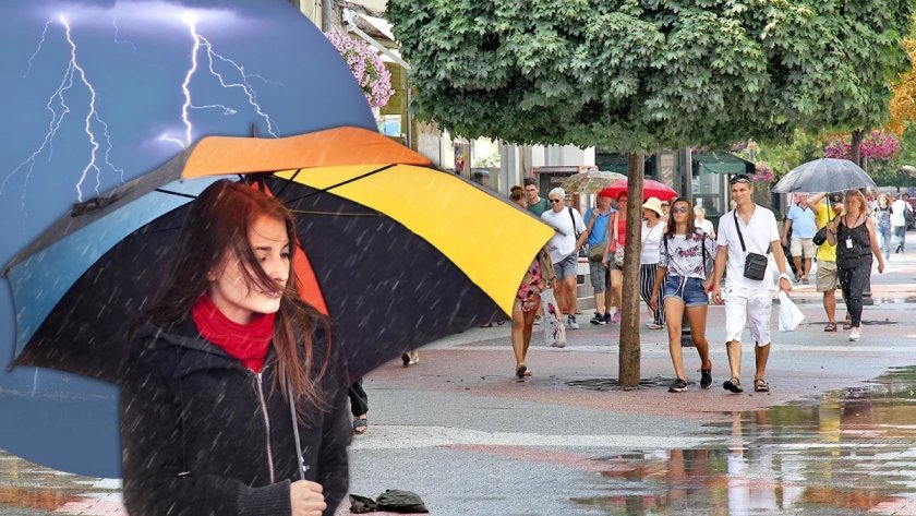 Бури и валежи в сряда и четвъртък