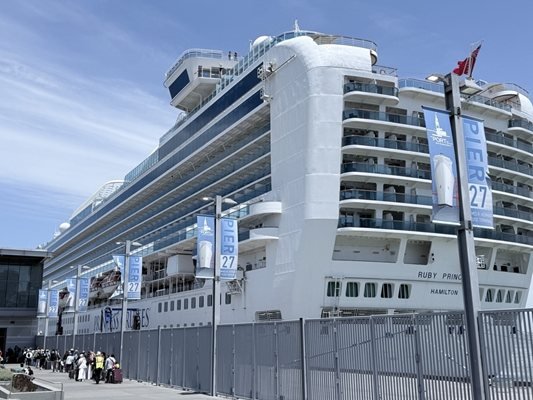 Норовирус натръшка 125 човека на круизния кораб "Руби Принцес" 