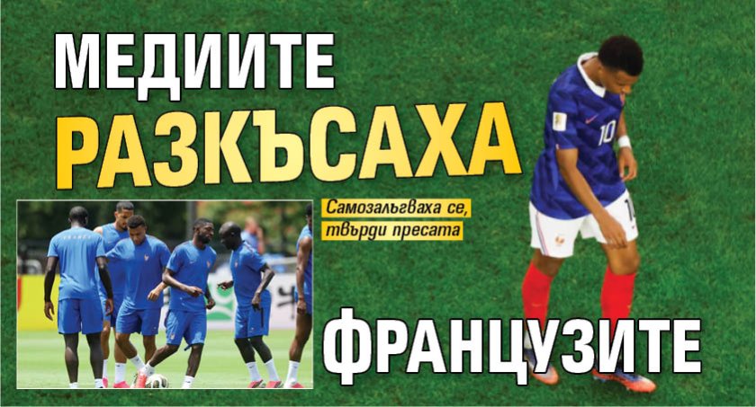 Медиите разкъсаха французите