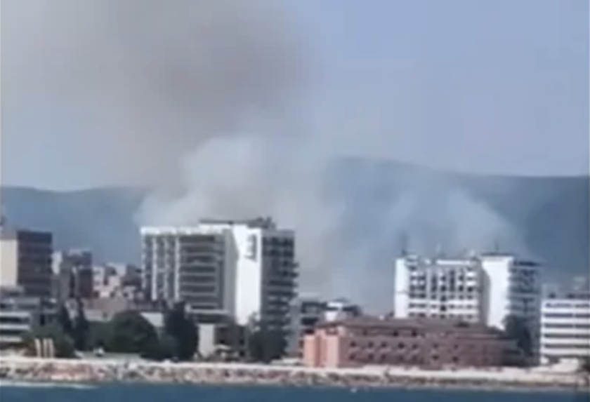 Пожар избухна край Слънчев бряг