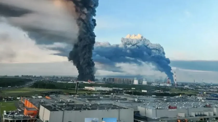 Война на дронове: Киев удари складове в Санкт Петербург (ВИДЕО)