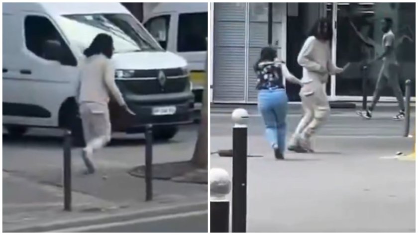 "Аллах е велик": Мъж нападна с 2 ножа 3 жени, една от които бременна, в Париж (видео)