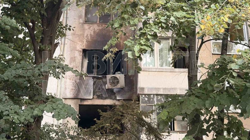 Пожар пламна в апартамент в София