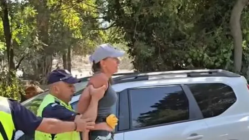 НСО за ареста на екоактивистката в Струмяни: Не се подчини на разпорежданията ни