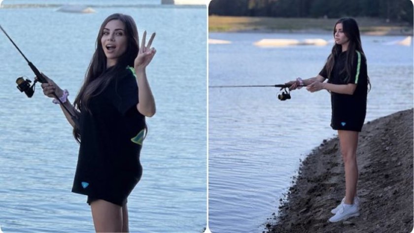 Водещата на Тотото изтърва огромна риба