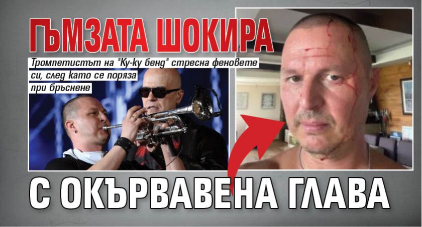 Гъмзата шокира с окървавена глава (СНИМКА)