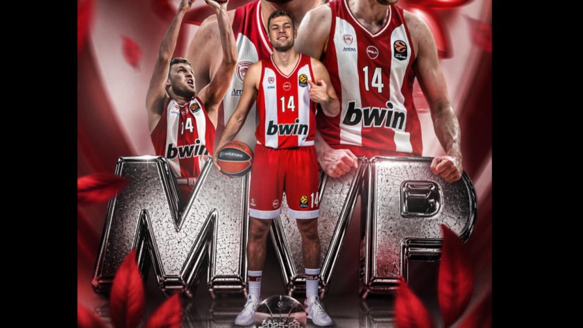 Саша Везенков отново фаворит за MVP в Евролигата