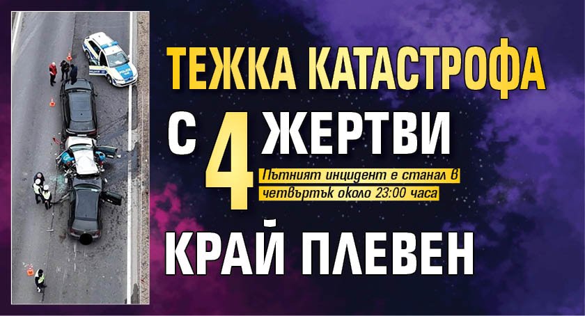 Черна нощ на пътя край Плевен