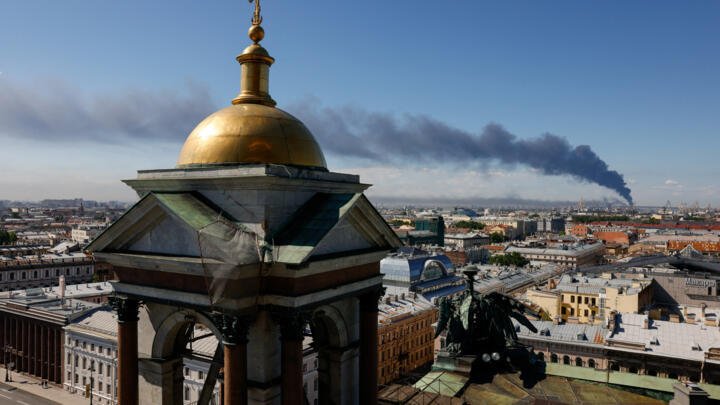 Дронове поразиха Санкт Петербург и областта