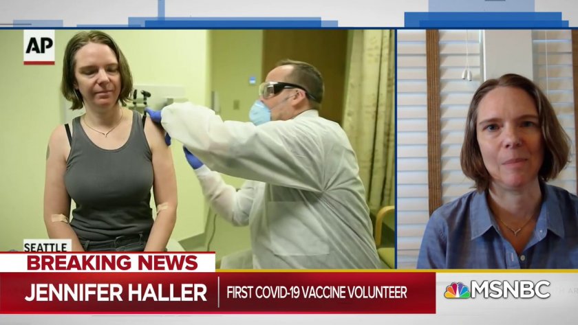 43-годишна майка на две деца първа тества ваксината в САЩ