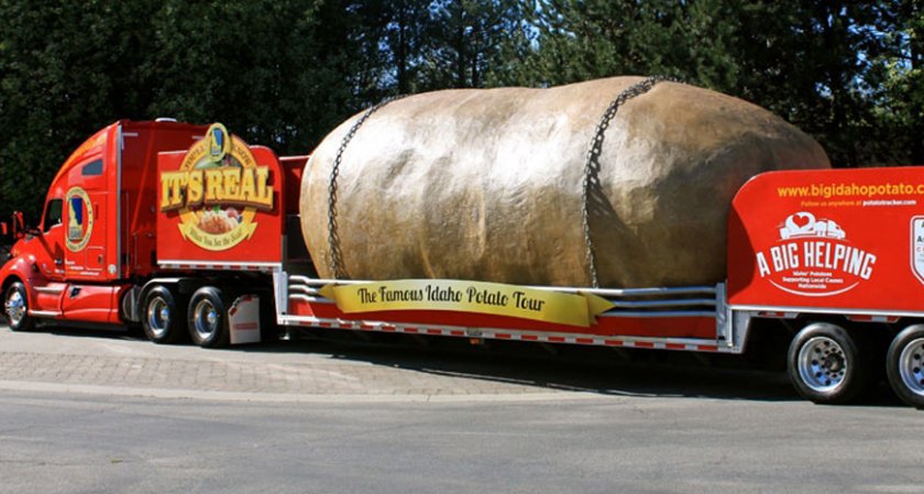 Мераклии вече могат да пренощуват в огромен картоф