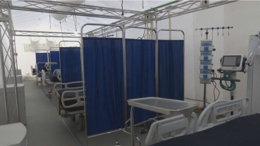 Мексико изгради надуваема болница за 72 часа