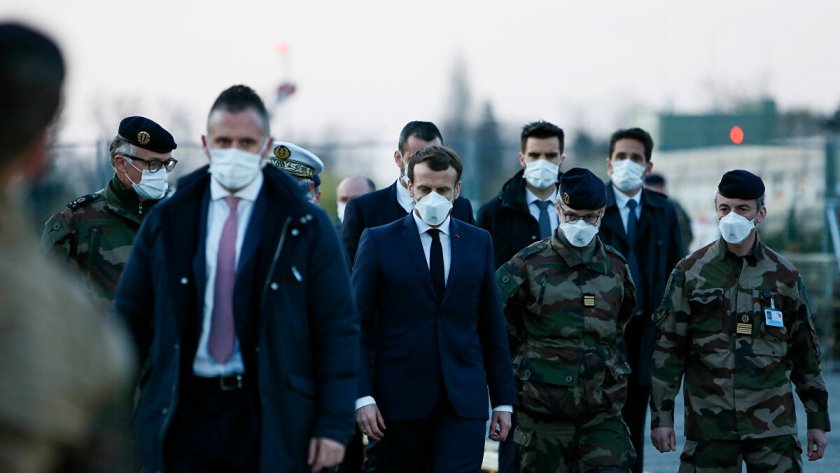 Макрон: Франция се нуждае от 40 млн. маски на седмица