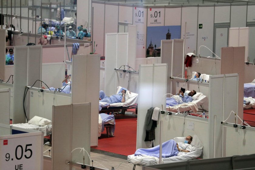 Испания е водеща в Европа по заразени и починали за 24 часа