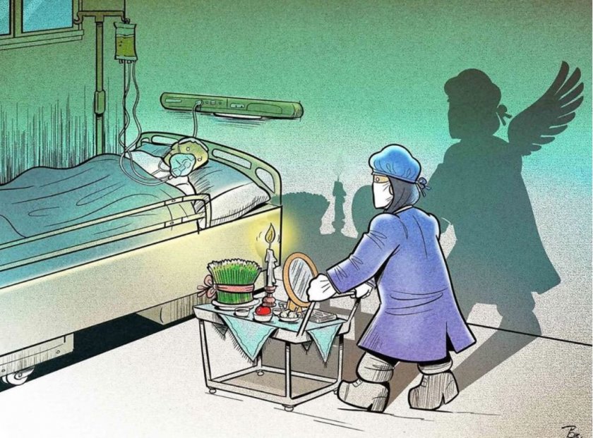 20 илюстрации, показващи каква е реалността за докторите по време на пандемия