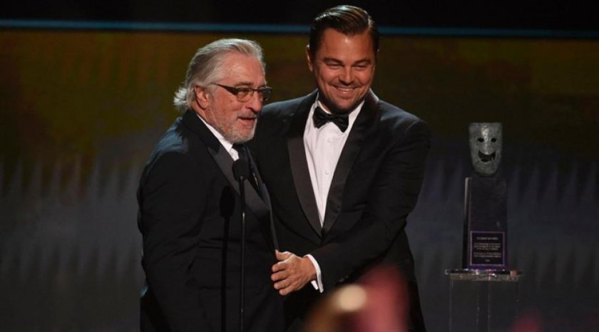 Робърт де Ниро и Лео ди Каприо канят фенове за актьори в новия си филм