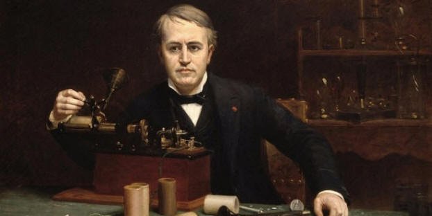 Томас Едисън изобретил апарат за говорене с духове