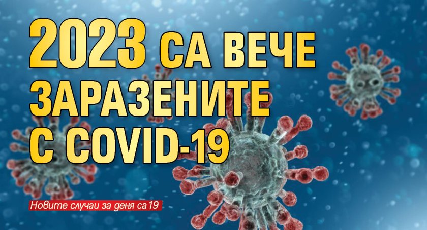2023 са вече заразените с Covid-19, още две жертви на коронавируса