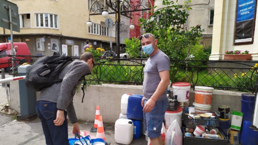 1 тон опасни отпадъци предадени в мобилен пункт в София