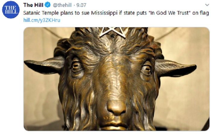 Сатанисти съдят щата Мисисипи