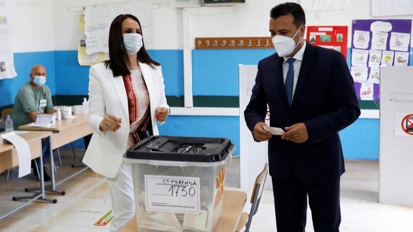 Инфарктни избори в Македония, Заев води с под 1%