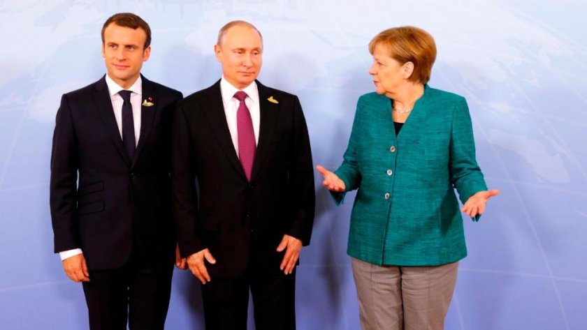Путин, Меркел и Макрон се чуха по телефона за Украйна