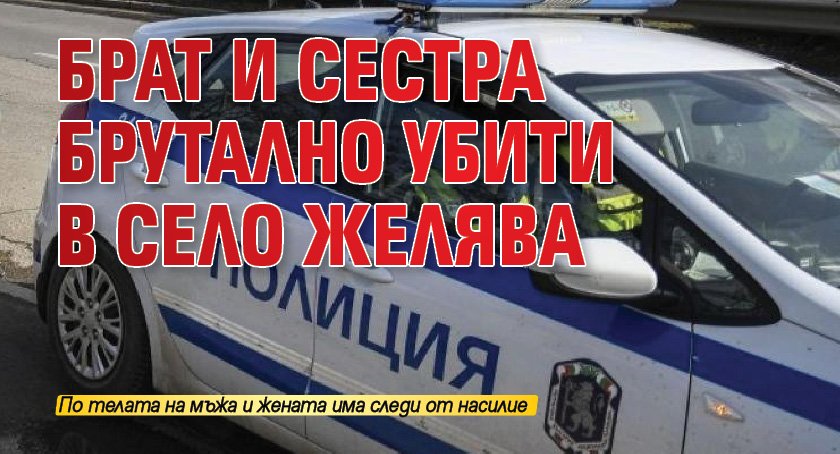 Брат и сестра брутално убити в село Желява