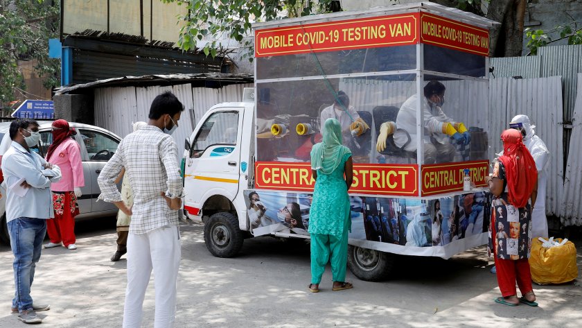 Индия с нов световен рекорд на заразени за 24 часа