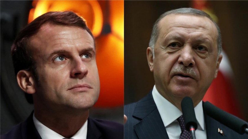 Ердоган: Франция е ръководена от неспособен президент