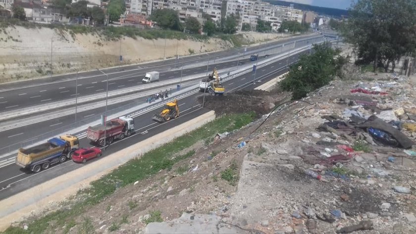 Ново кръстовище на 2 нива във Варна пак пропадна 