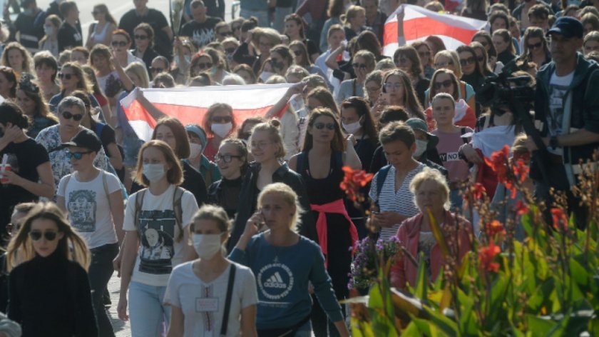 95 задържани на протестите в Беларус