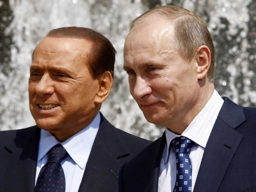 Путин поздрави рожденика Берлускони