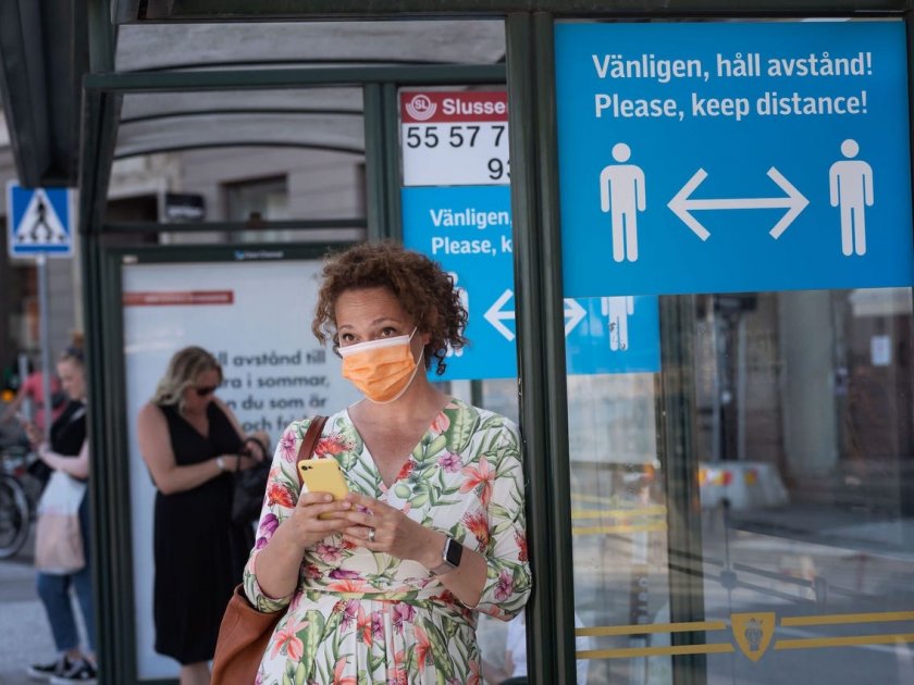 Швеция отчете рекордно увеличение на заразените