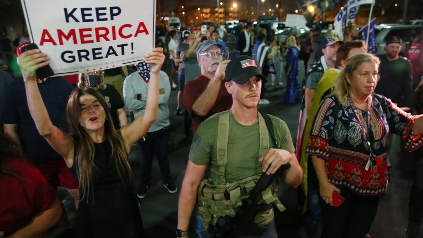Поддръжници на Тръмп излязоха на протест в няколко щата